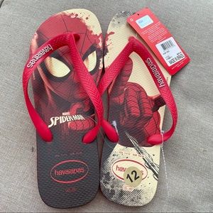 Havaianas Spiderman Flip Flops 11/12